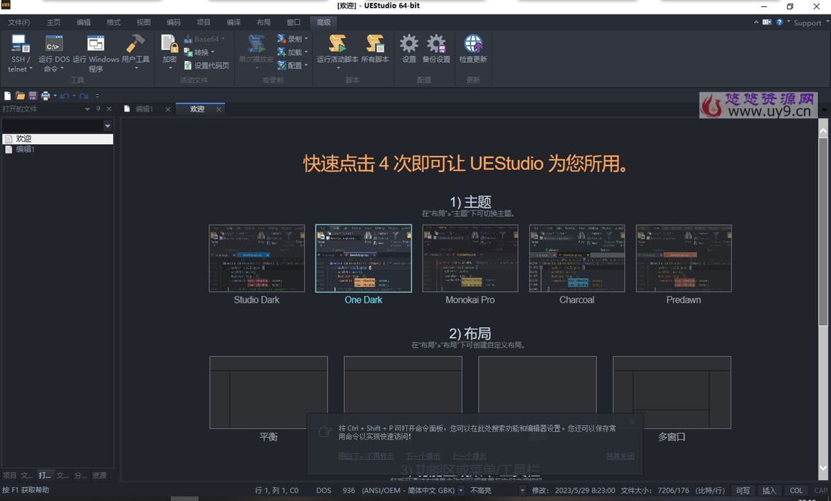 IDM UEStudio(代码编辑器)v25.0.0.24 免激活中文绿色破解版 第1张