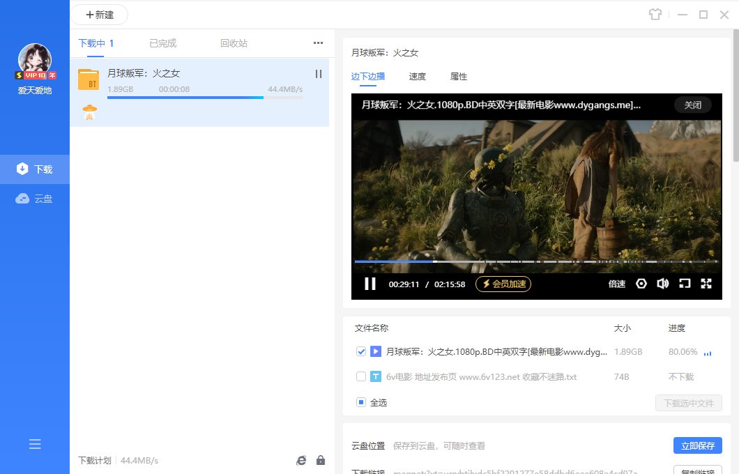 PC端迅雷_v12.1.7.2822 去广告VIP绿色精简优化最新版 第1张