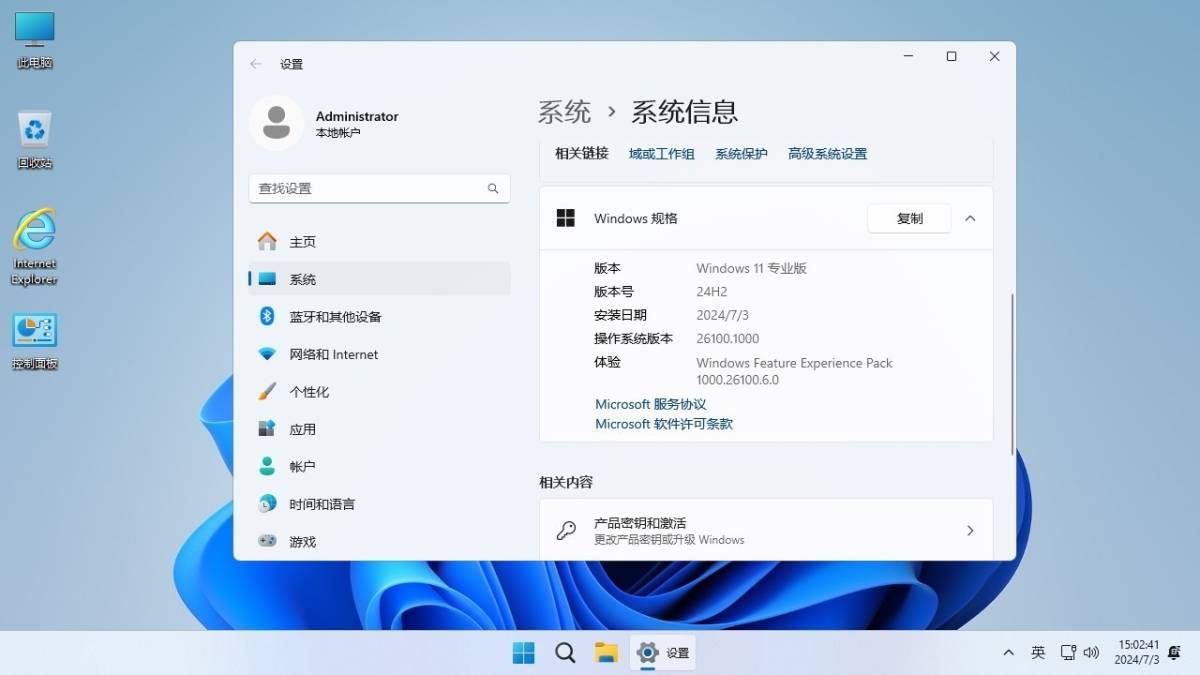Windows11 24H2(26100.3915)不忘初心游戏版 第9张