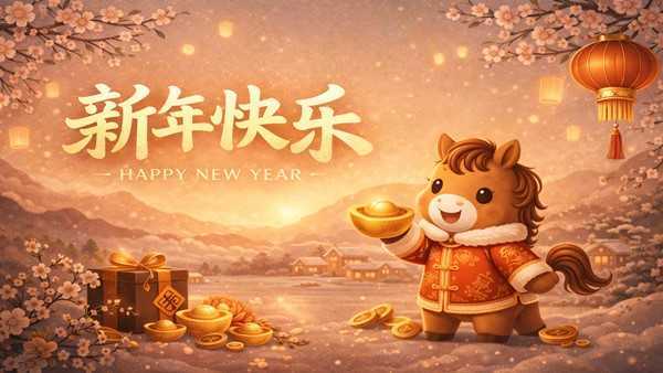 致每一位让小站有温度的你:新年快乐 第1张